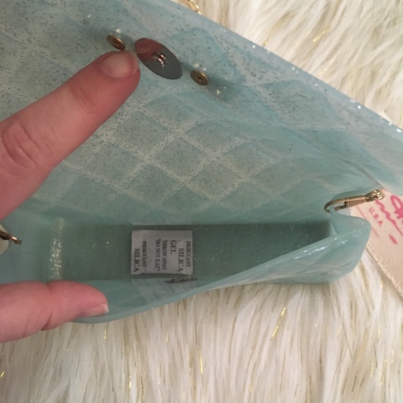 Blue sparkle jelly crossbody - Picture 4 of 4